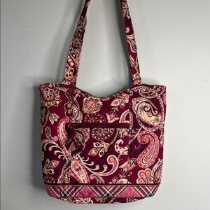Vera Bradley Piccadilly Plum Bucket Tote